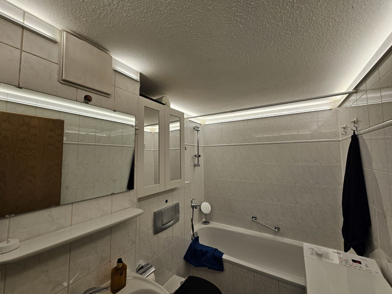 Badezimmer nach der LED-Installation